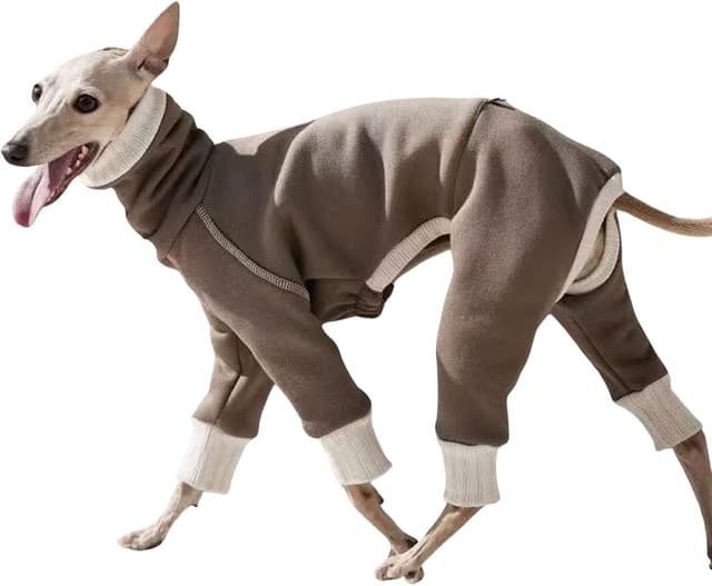 Detalle de Greyhound Winter Warm Dog Onesie 2XL Brown