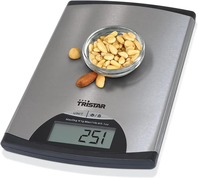 Thumbnail 2 de Tristar KW-2435 - Báscula de cocina digital plateada