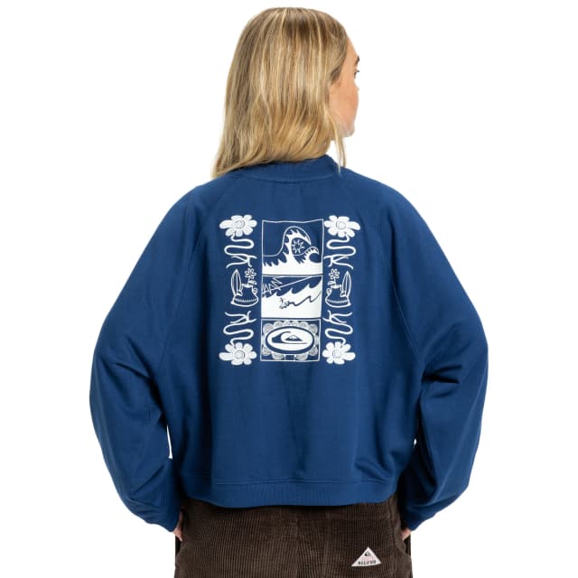 Detalle 2 de Quiksilver Graphic Quiksilver sudadera mujer