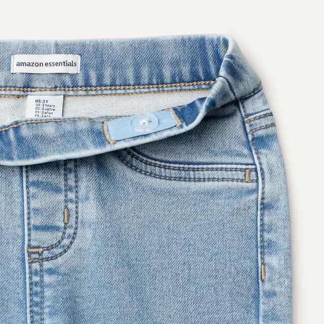 Detalle 2 de Amazon Essentials Mädchen Jegging aus Soft Stretch Denim – mittelhoher Bund