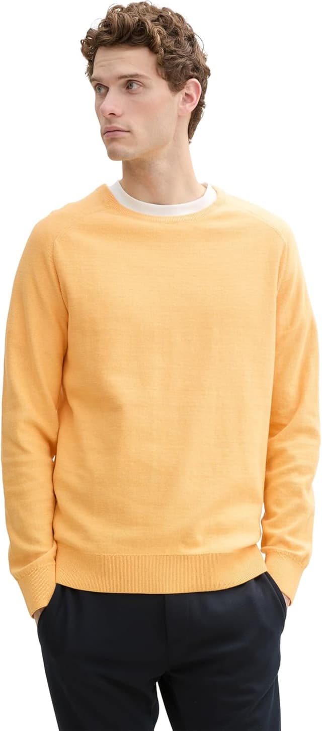 Thumbnail 6 de TOM TAILOR 1045657 Pullover da uomo in cotone con piccolo logo