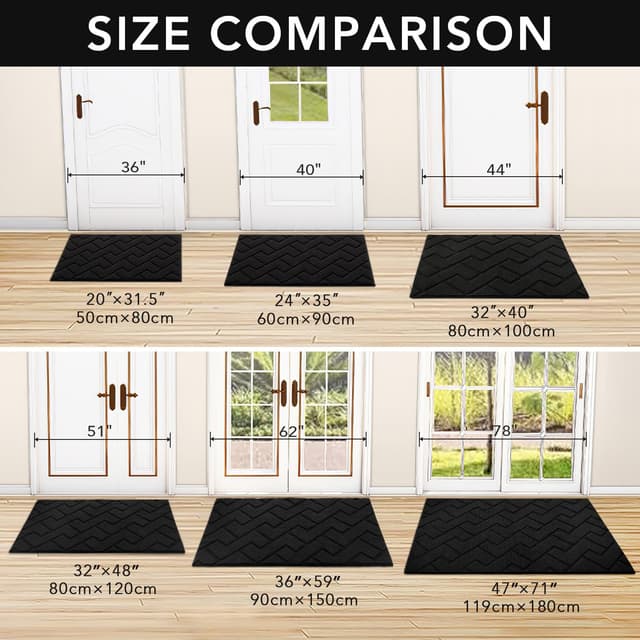 Detalle 2 de Biscpro Door Mat 60x90cm for indoor