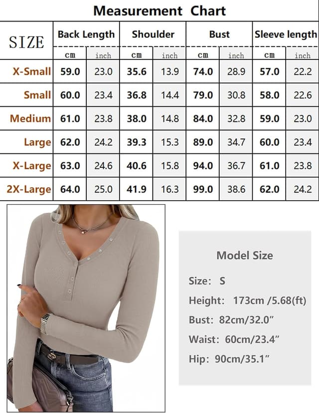 Thumbnail 4 de Aottori Maglia Donna Manica Lunga Scollo a V