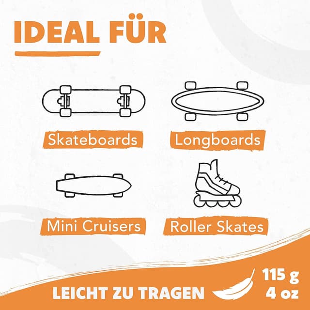 Detalle de D Deleven Skate Tool T-Tool für Skateboard & Longboard – Schraubenschlüssel-Set mit 1/2, 3/8 & 9/16 Zoll