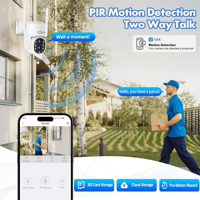 Thumbnail 5 de CKK Wireless Security Camera System 10CH 1TB