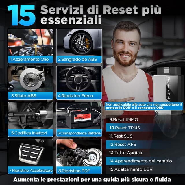 Detalle 2 de KINGBOLEN EDIAG Elite OBD2 Diagnosi Bluetooth