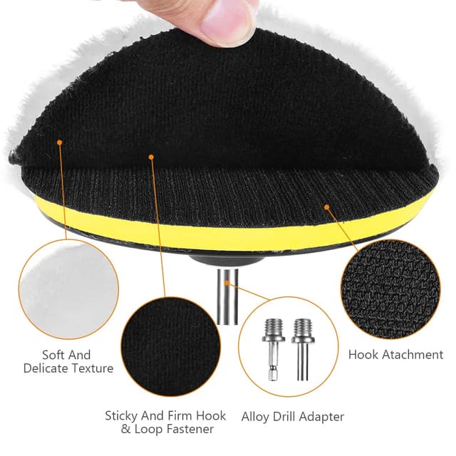 Detalle de URAQT Car Polishing Pads 150mm