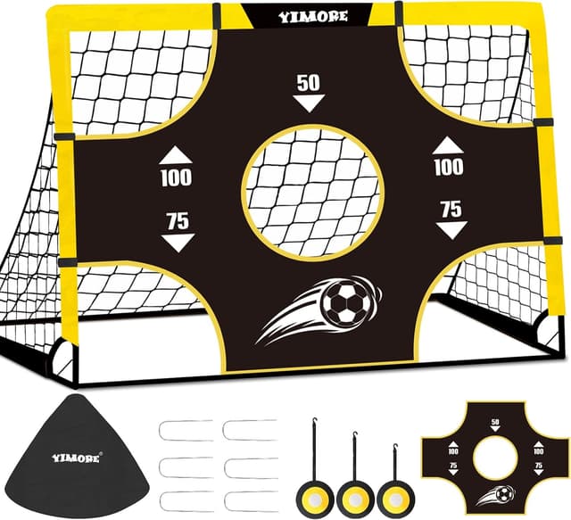 Detalle de Yimore Kids Football Goal Portable (3-in-1) – Foldable mini training goal for indoor and outdoor play