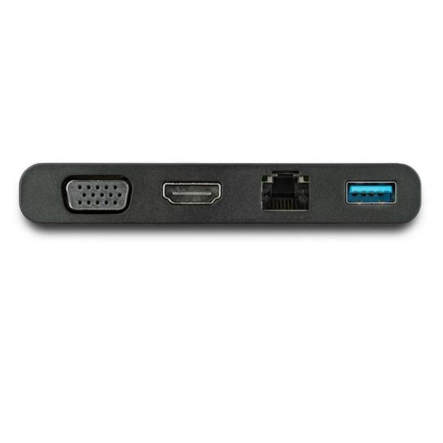Detalle 2 de StarTech Adaptador Multipuertos USB-C HDMI VGA USB GbE