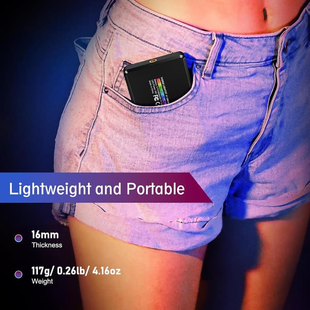 Thumbnail 6 de SEAEYES RGB LED Videoleuchte 2500–9000K