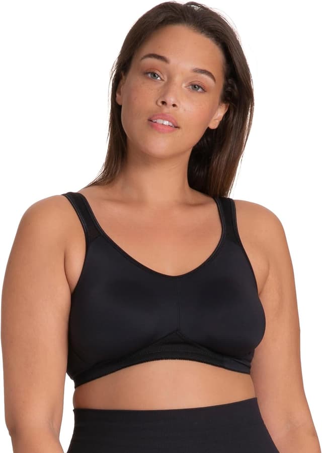 Detalle de Dorina Flex D1901A Sport-BH Schwarz Weiß