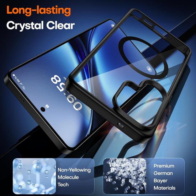 Detalle de TAURI S26 Ultra case, MagSafe, 9H glass