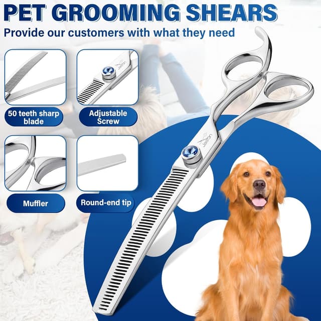 Thumbnail 4 de JASON 7” Forbici Sfoltitrici per Cani 50 Denti