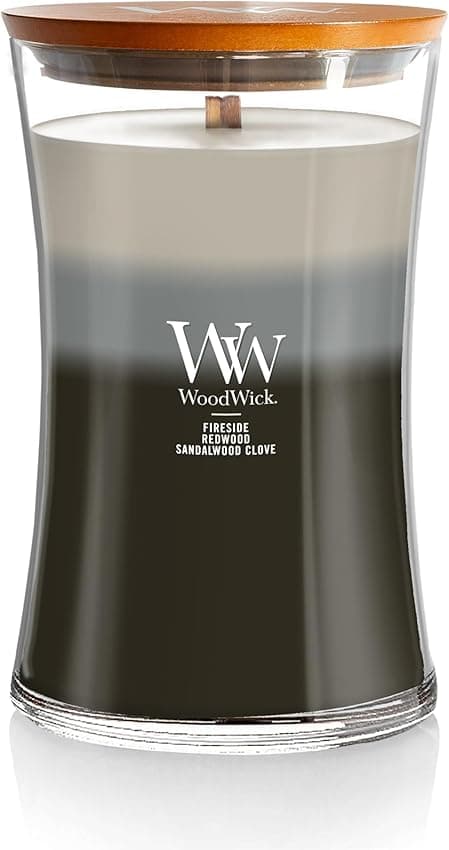 Imagen de WoodWick Trilogy vela perfumada grande Maderas cálidas 🕯 en OfertitasTOP