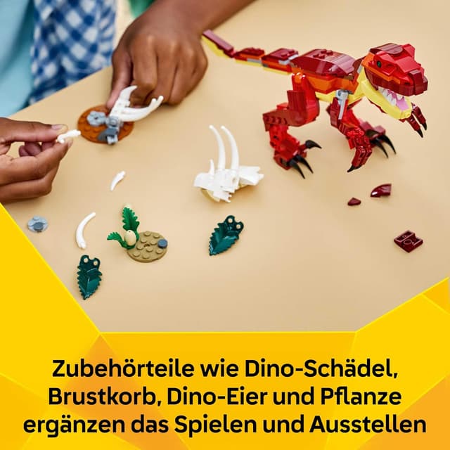 Thumbnail 6 de LEGO Creator 3-in-1 31379 Wilder Dinosaurier – 3 Bauoptionen mit Velociraptor, Stegosaurus oder Flugsaurier