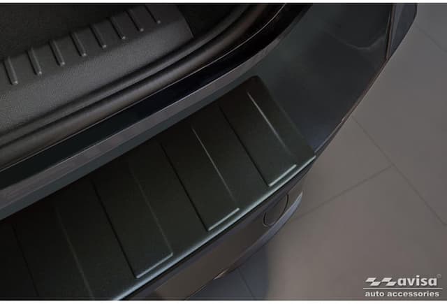 Detalle de Avisa Matt-Schwarz Edelstahl Heckstoßstangenschutz für Seat Leon Sportstourer & Cupra Leon Sportstourer