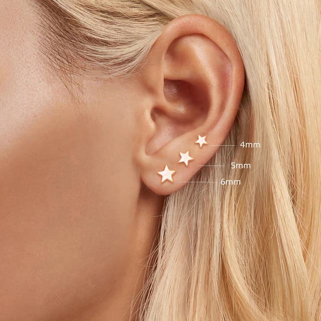 Thumbnail 3 de Cangall Silver Stud Earrings Set