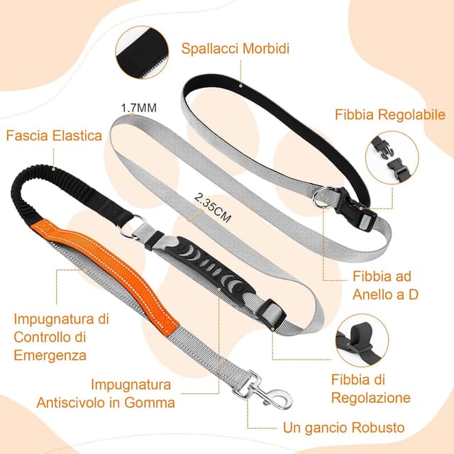 Detalle de X XBEN guinzaglio per cani 2,2 m