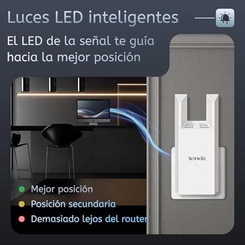 Thumbnail 6 de Tenda Repetidor WiFi AC1200 🌐 Cobertura hasta 150 m²