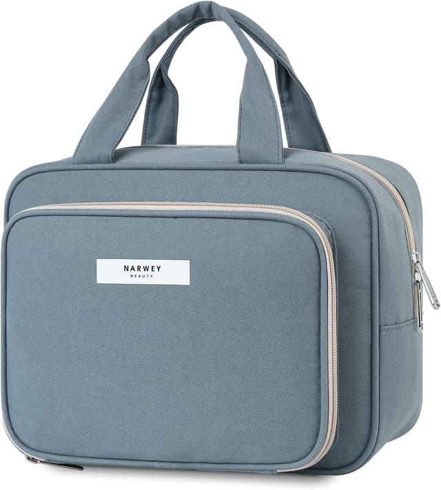 Thumbnail 1 de Kulturtasche Damen Groß Graublau