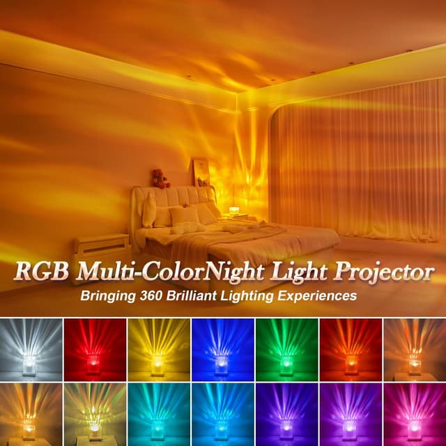 Detalle de Northern Lights Projector 15 White Noise