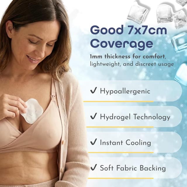 Detalle 1 de First Days Maternity pads idrogel, 10 paia