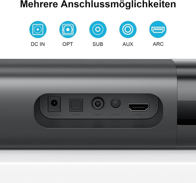 Detalle 2 de Soundbar mit Subwoofer für TV, 110 W Heimkino