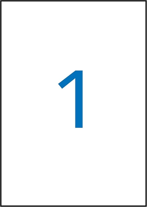 Imagen de APLI 12121 etiquetas intemperie 210 x 297 mm en OfertitasTOP