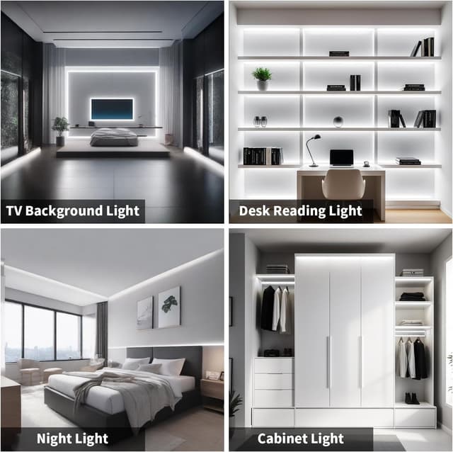 Thumbnail 6 de ShineBurky COB Tira LED 24V 10m Blanco Frío Flexible