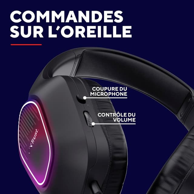 Detalle 2 de Trust GXT 419 Rayne casque gaming USB