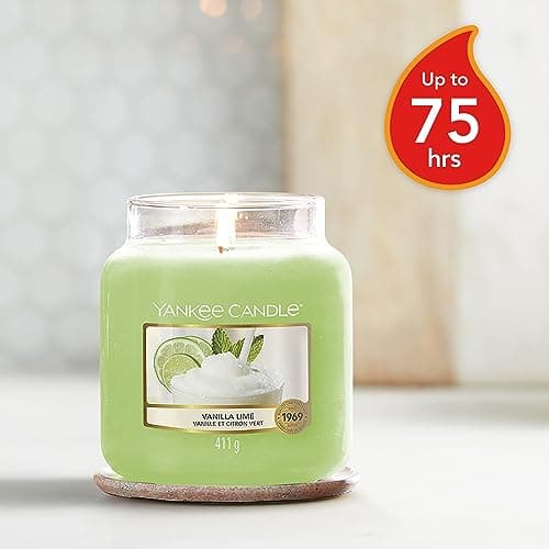 Detalle de Yankee Candle Vainilla Lime Tarro Mediano 🕯