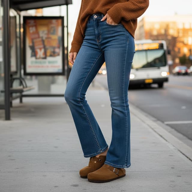 Detalle de CUSHIONAIRE Hana vegan suede clogs with cork footbed 👡