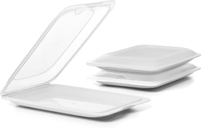 Detalle de Tatay Fresh Porta Affettati per Frigorifero: set da 3 contenitori impilabili per salumi, microonde e lavastoviglie