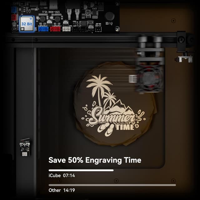 Thumbnail 5 de SCULPFUN iCube BT 10W incisore laser