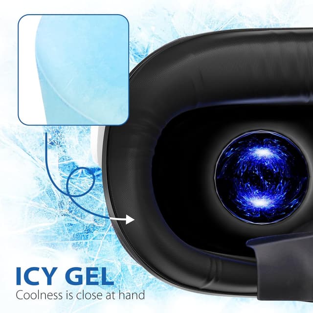 Detalle de DESTEK Cooling Face Pad replacement for Oculus Quest 2