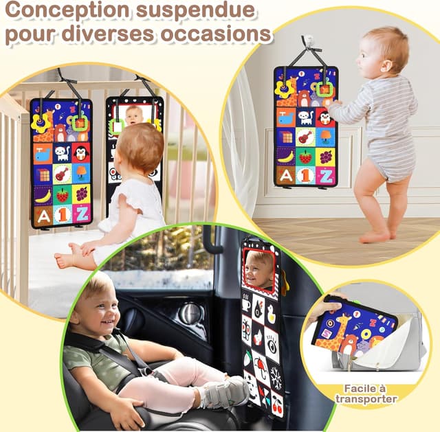 Thumbnail 5 de URMYWO Miroir d'éveil 0-12 mois