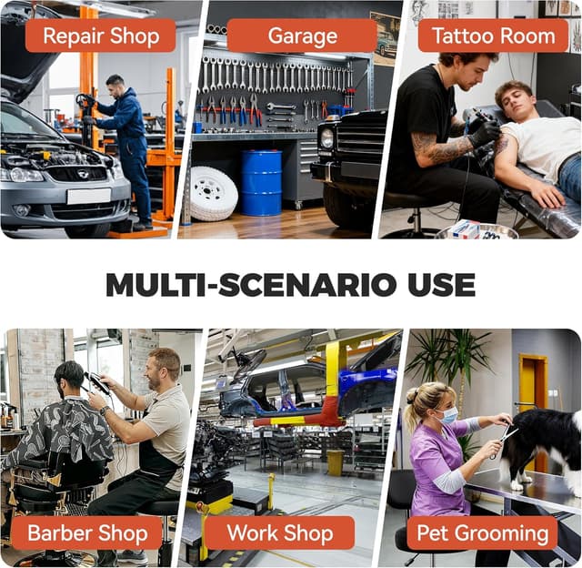 Thumbnail 6 de Shop Stool with Wheels 17.3–23.5"