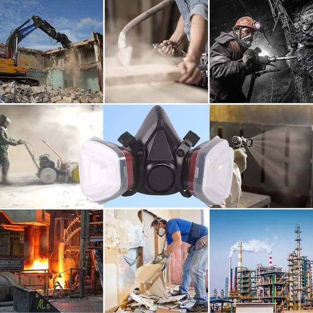 Thumbnail 5 de Masque Anti Poussière 18 in 1 Réutilisable 🎭