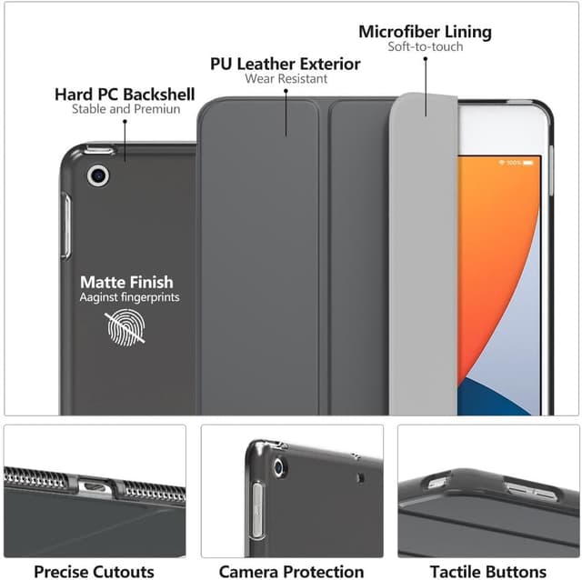 Detalle de MoKo Custodia iPad 10.2 grigio siderale