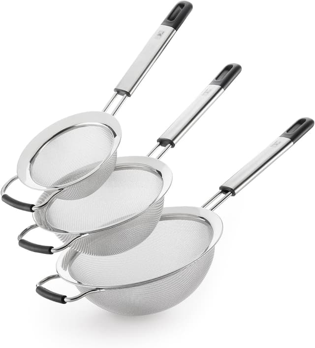 Imagen de BRA Set 3 coladores 12-16-19 cm acero inox 18/10 en OfertitasTOP