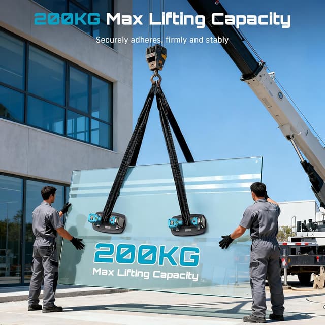 Thumbnail 3 de SEESII Saugheber Akku, 200 kg Tragfähigkeit