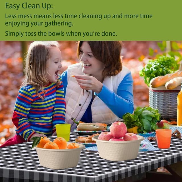 Thumbnail 4 de Homestockplus 48 Oz Disposable Bowls 🍲