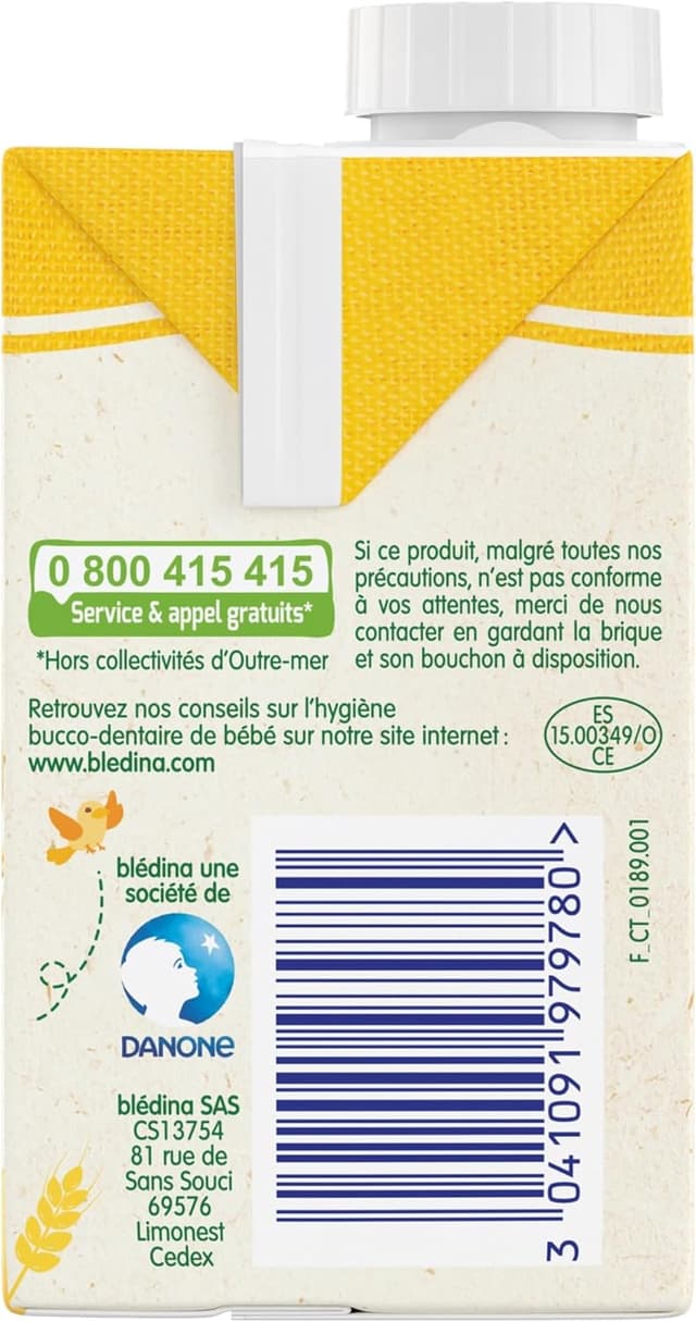 Thumbnail 5 de Blédina Blédidej céréales lactées Madeleine citronné 6 x 500mL 🥣