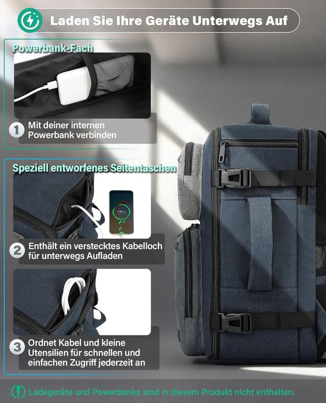 Thumbnail 6 de VANKEV Handgepäck 24 L Rucksack