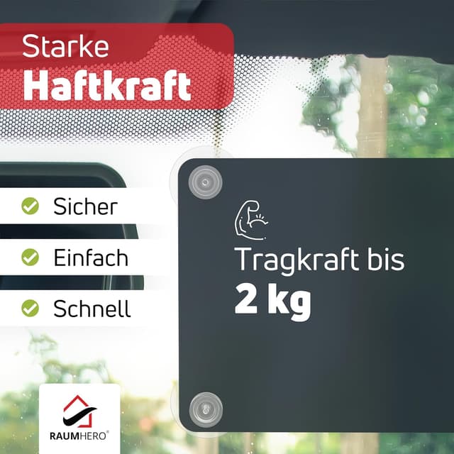 Detalle 2 de Raumhero Saugnäpfe mit Gewinde 20er Set