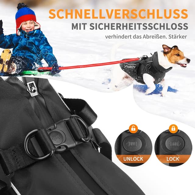 Thumbnail 5 de PcEoTllar Hundemantel wasserdicht, reflektierend