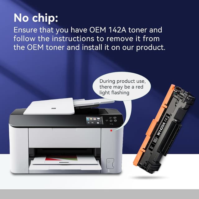 Detalle 2 de ZIPRINT 142A Toner für HP LaserJet MFP (1 Schwarz) 🖨