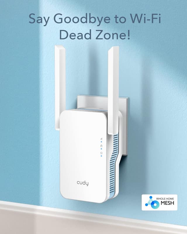 Detalle de Cudy RE1200 AC1200 WiFi range extender