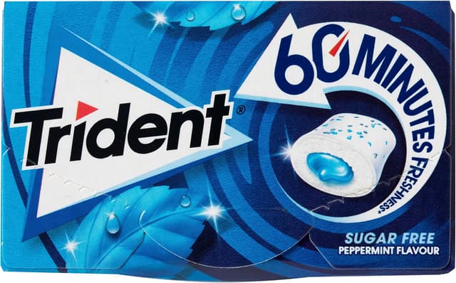 Thumbnail 1 de Trident 60 Minutos Menta 🌿, Chicles sin Azúcar, 16 Envases