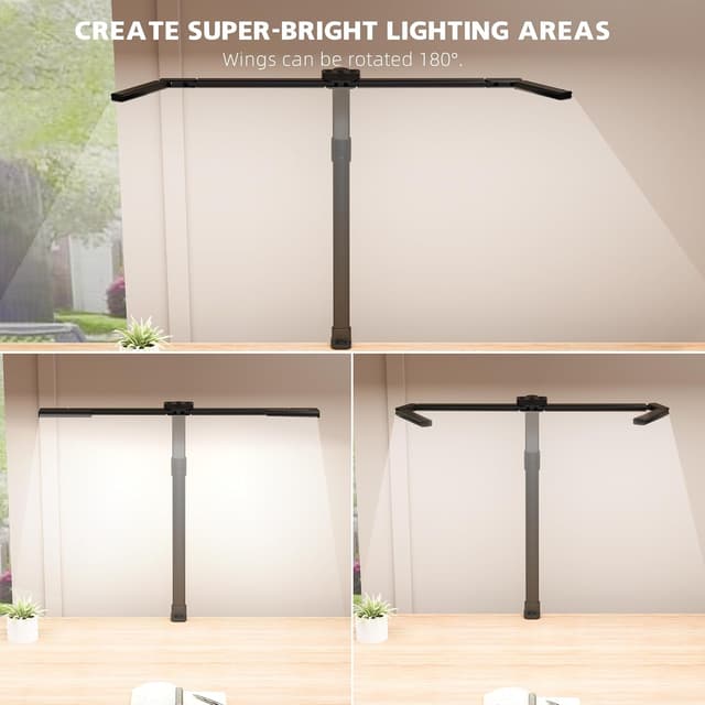 Detalle de GAEFURY Schreibtischlampe 1800LM dimmbar